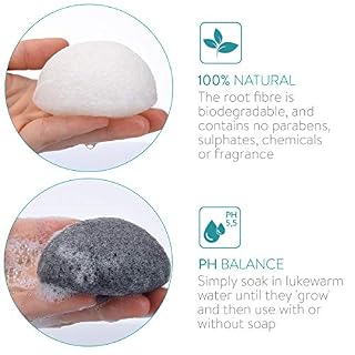 Navaris 3x Konjac Schwamm – Ansicht 3