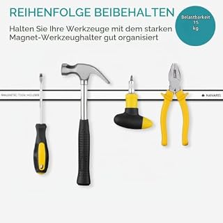 Navaris 3x Magnetische Werkzeughalter Leiste – Ansicht 3