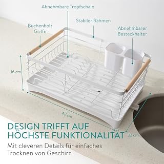 Navaris Abtropfgestell Abtropfgitter Gestell für Geschirr – Ansicht 3