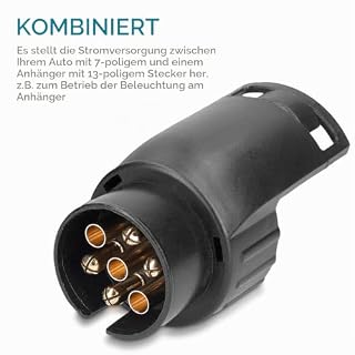 Navaris Anhängerstecker Adapter 12V – Ansicht 2