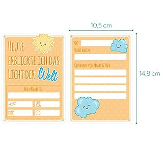 Navaris Baby Karten Meilenstein Cards – Ansicht 5