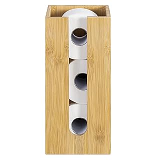 Navaris Bambus Toilettenpapier Rollenhalter – Ansicht 5
