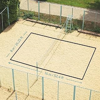 Navaris Beachvolleyball Linien Set mit Tragetasche – Ansicht 2