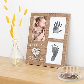 Navaris Bilderrahmen für Baby Handabdruck Fußabdruck – Ansicht 3