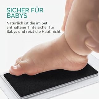 Navaris Bilderrahmen für Baby Handabdruck Fußabdruck – Ansicht 5