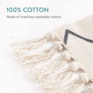 Navaris Boho Badematte 80x50 cm aus Baumwolle – Ansicht 4