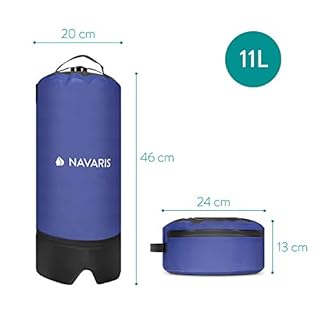 Navaris Campingdusche Solardusche Gartendusche mit Pumpe – Ansicht 2