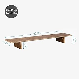 Navaris Doppel Monitorständer aus Holz – Ansicht 4