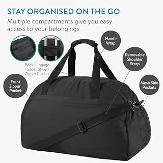 Navaris Faltbare Reisetasche 55L – Ansicht 4