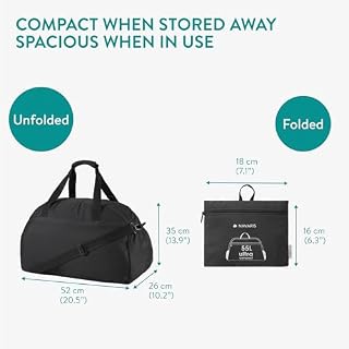 Navaris Faltbare Reisetasche 55L – Ansicht 5