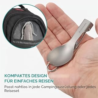 Navaris Faltbarer Titan Spork – Ansicht 2