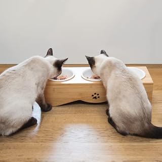 Navaris Futterstation Futternäpfe für Katzen und Hunde – Ansicht 2