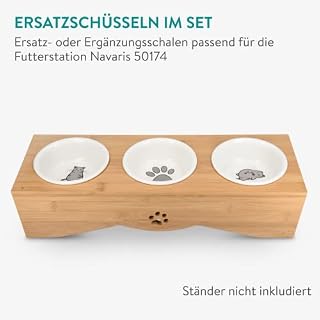 Navaris Futterstation Futternäpfe für Katzen und Hunde – Ansicht 4