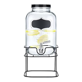 Navaris Getränkespender 5 Liter aus Glas – Ansicht 5