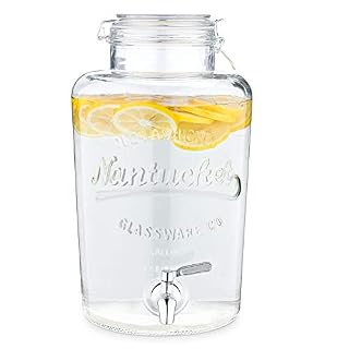 Navaris Getränkespender 8 Liter aus Glas – Ansicht 4