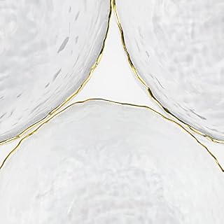 Navaris Glasschüssel Set mit goldenem Rand – Ansicht 4