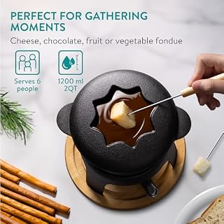 Navaris Gusseisernes Fondueset – Ansicht 2