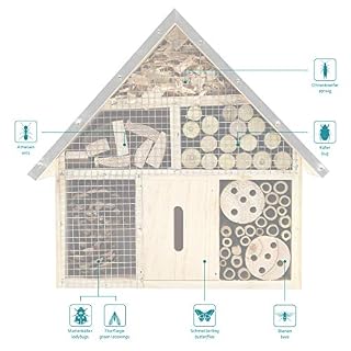 Navaris Insektenhotel aus Holz – Ansicht 4