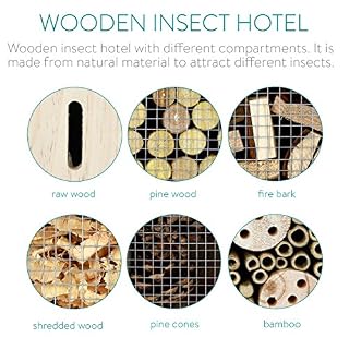 Navaris Insektenhotel aus Holz – Ansicht 5