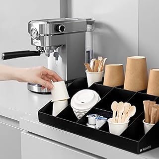Navaris Kaffee Spender Organizer – Kaffeestation 10 Fächer – Ansicht 5