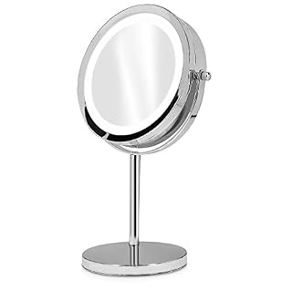 Navaris Kosmetikspiegel mit LED-Licht – Ansicht 4