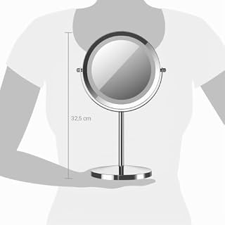 Navaris Kosmetikspiegel mit LED-Licht – Ansicht 4