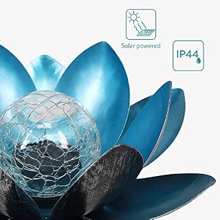 Navaris LED Solar Lotus Laterne – Ansicht 3