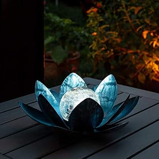 Navaris LED Solar Lotus Laterne – Ansicht 4