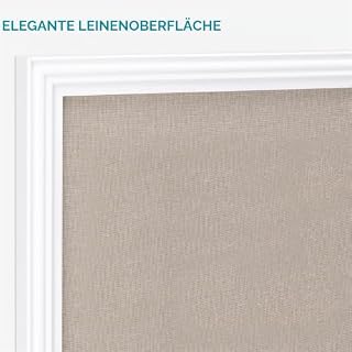 Navaris Memoboard mit Leinenoberfläche – Ansicht 3