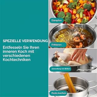 Navaris Nudeltopf 5,7 Liter – Ansicht 5