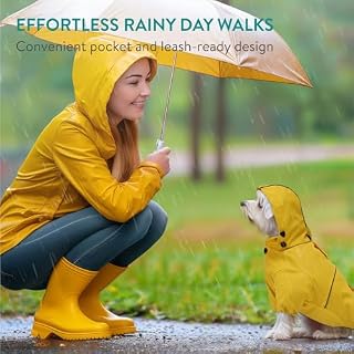 Navaris Regenmantel Regenjacke für Hunde – Ansicht 4