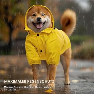 Navaris Regenmantel Regenjacke für Hunde – Ansicht 3