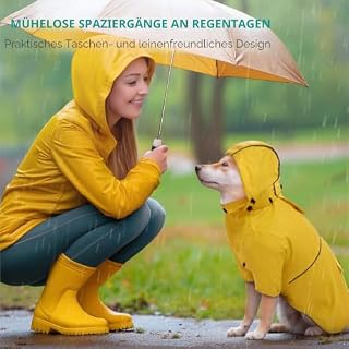 Navaris Regenmantel Regenjacke für Hunde – Ansicht 4
