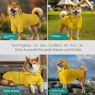 Navaris Regenmantel Regenjacke für Hunde – Ansicht 5