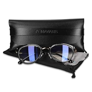 Navaris Retro Brille ohne Sehstärke – Ansicht 4