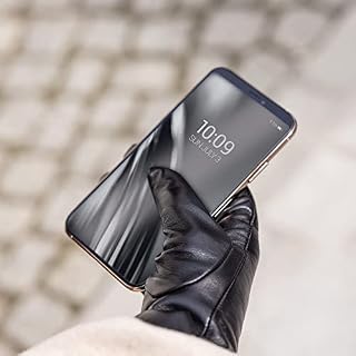 Navaris Touchscreen Nappa Lederhandschuhe für Damen – Ansicht 5
