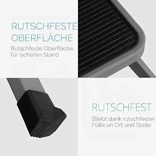 Navaris Tritthocker klappbar aus Stahl – Ansicht 5