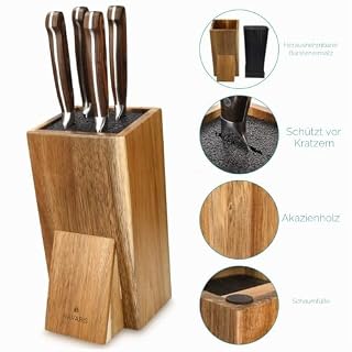 Navaris Universal Messerblock aus Holz – Ansicht 3