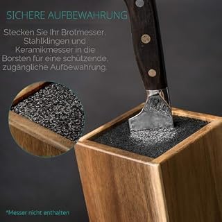 Navaris Universal Messerblock aus Holz – Ansicht 4