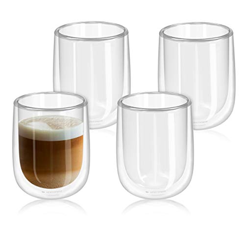 Navaris 4x doppelwandige Gläser 450ml