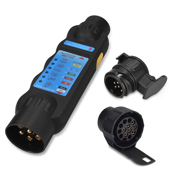 Navaris 7 Pin Anhänger Tester Prüfgerät