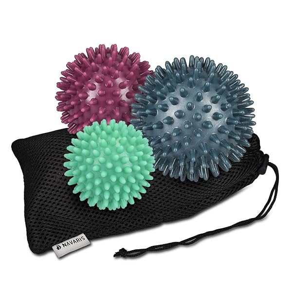 Navaris Igelball 3er Set für Fußmassage