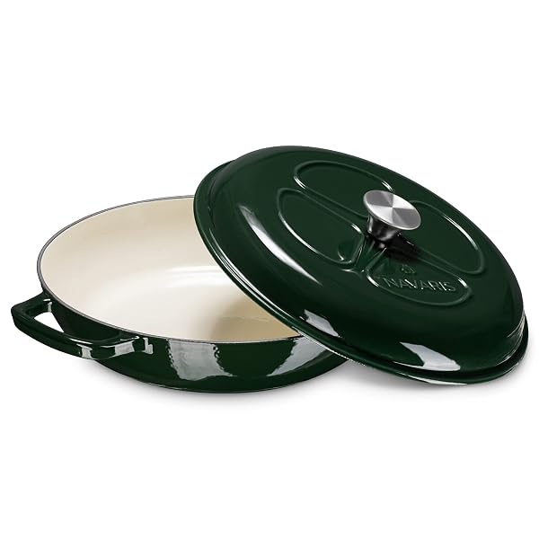Navaris Gusseisen Topf Bratentopf Kochtopf 3,5l