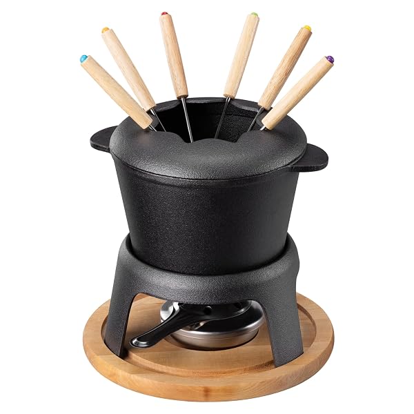 Navaris Gusseisernes Fondueset