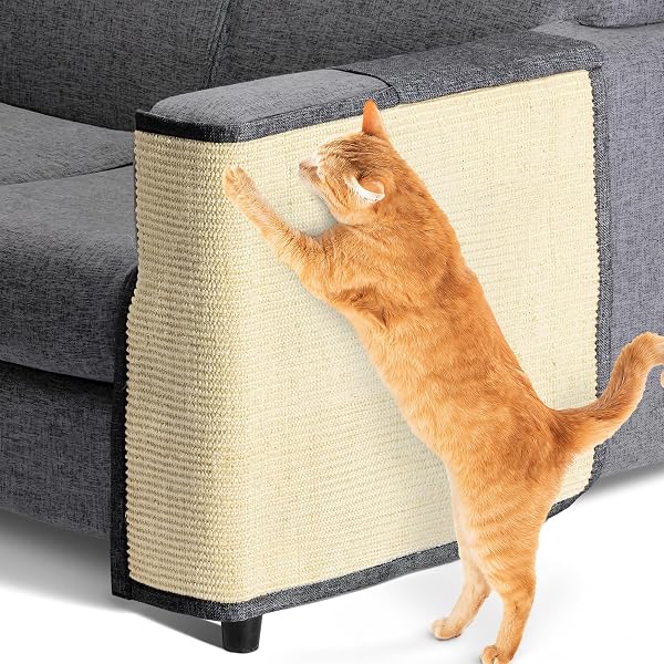 Navaris Kratzmatte für Katzen – Schutz für die linke Sofaseite