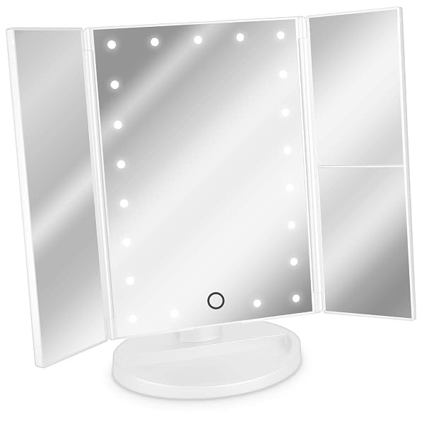 Navaris Led Kosmetikspiegel Faltbarer Standspiegel