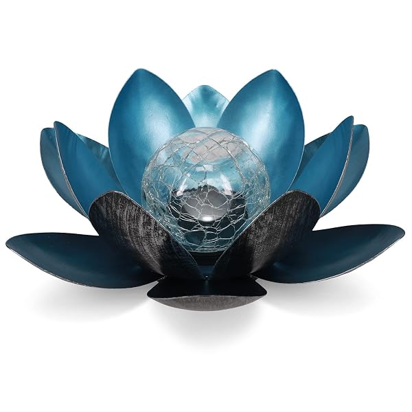 Navaris LED Solar Lotus Laterne