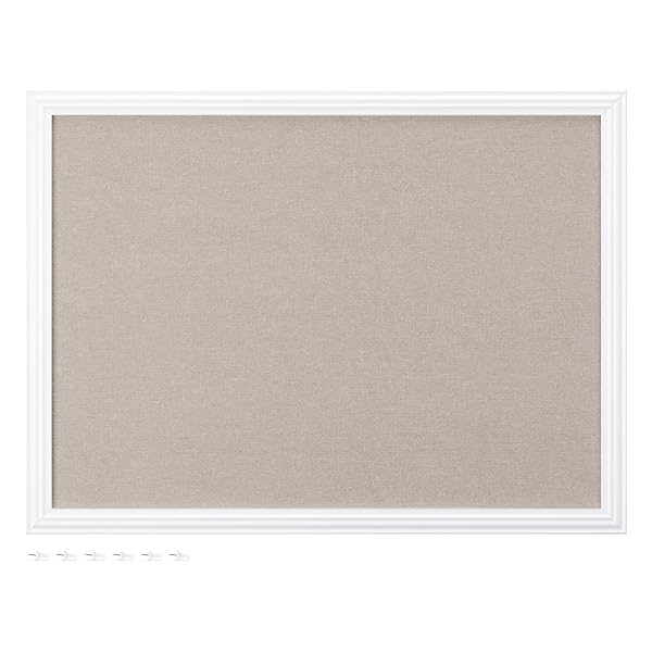 Navaris Memoboard mit Leinenoberfläche