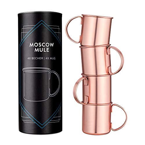 Navaris Moscow Mule Becher 4er Set