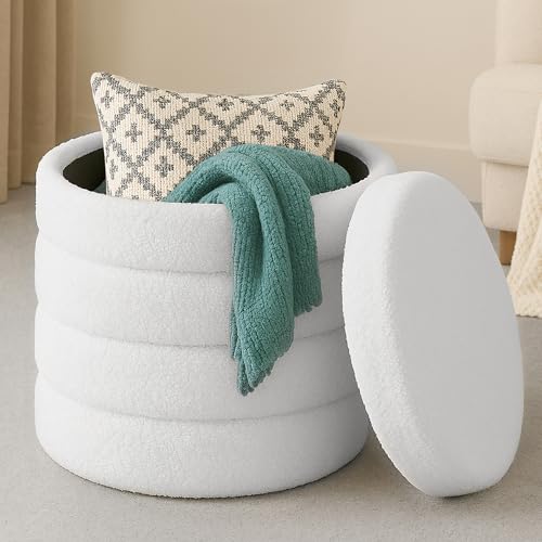 Navaris Pouf Hocker Stauraum